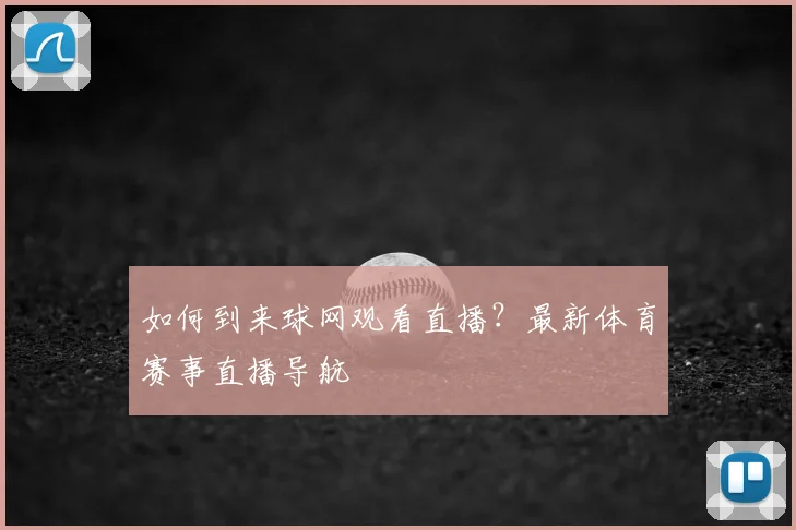 如何到来球网观看直播？最新体育赛事直播导航
